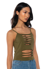 TIANA DISTRESSED TANK TOP