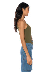 TIANA DISTRESSED TANK TOP
