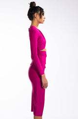 MEANT TO BE YOUR BANDAGE MIDI DRESS
