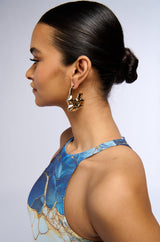 MELTING AWAY HOOP EARRING