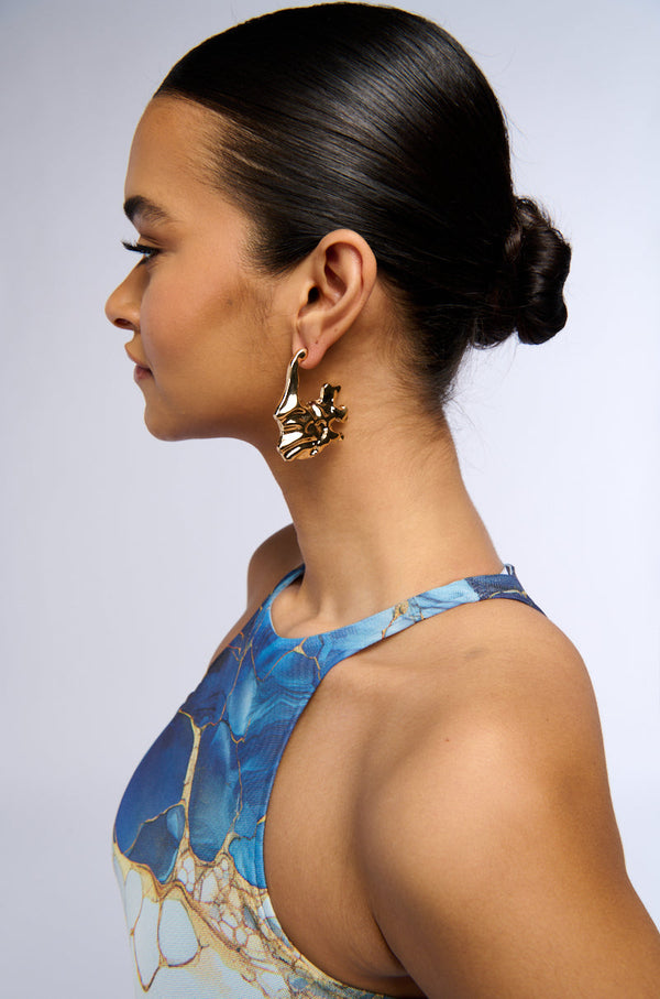 MELTING AWAY HOOP EARRING