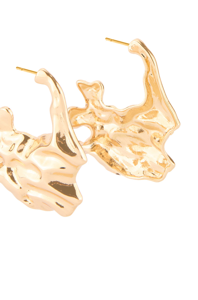 MELTING AWAY HOOP EARRING