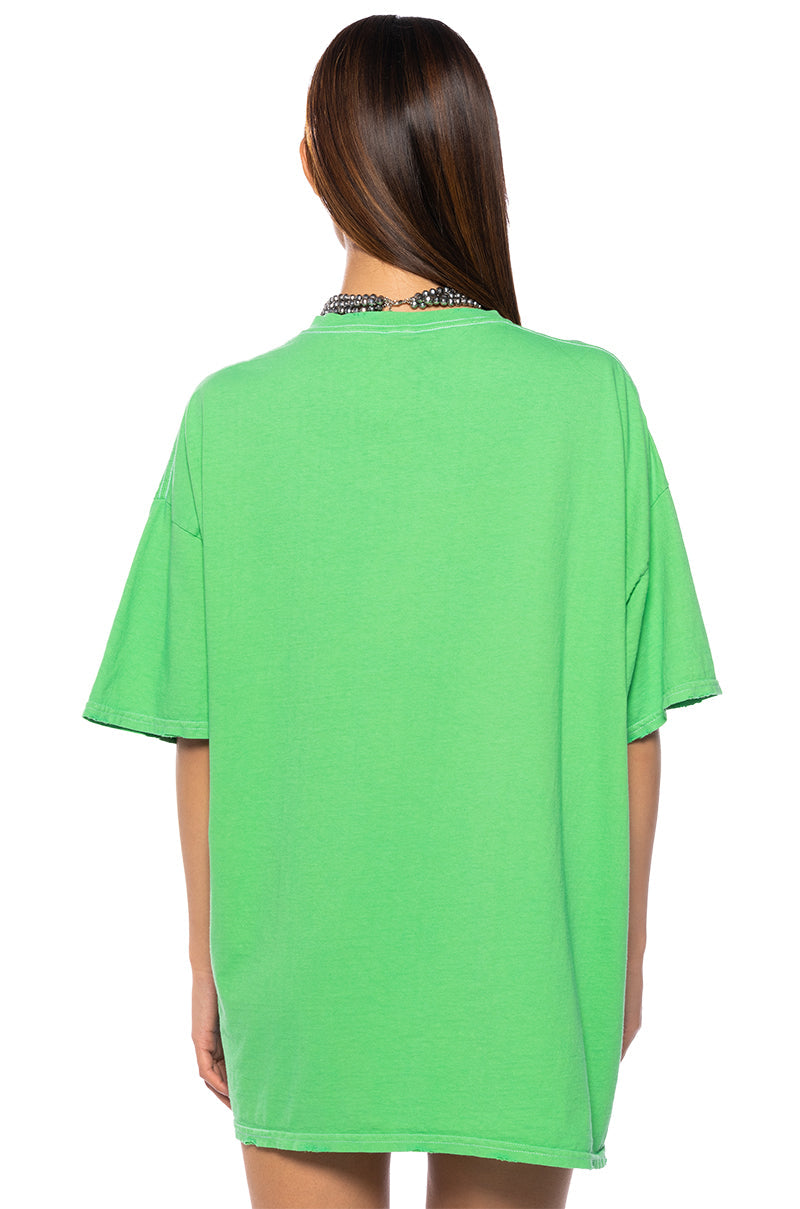 METALLICA GRAPHIC T SHIRT IN GREEN