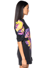 MI AMOR ABSTRACT PRINT TSHIRT DRESS