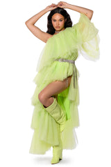 MIA ASYMMETRICAL LAYERED MAXI DRESS