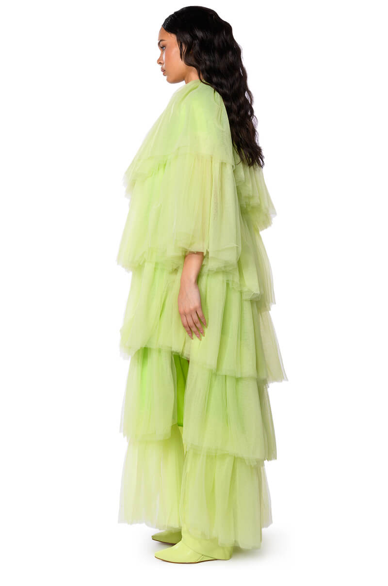 MIA ASYMMETRICAL LAYERED MAXI DRESS