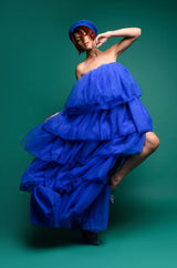 MIA ASYMMETRICAL LAYERED MAXI DRESS