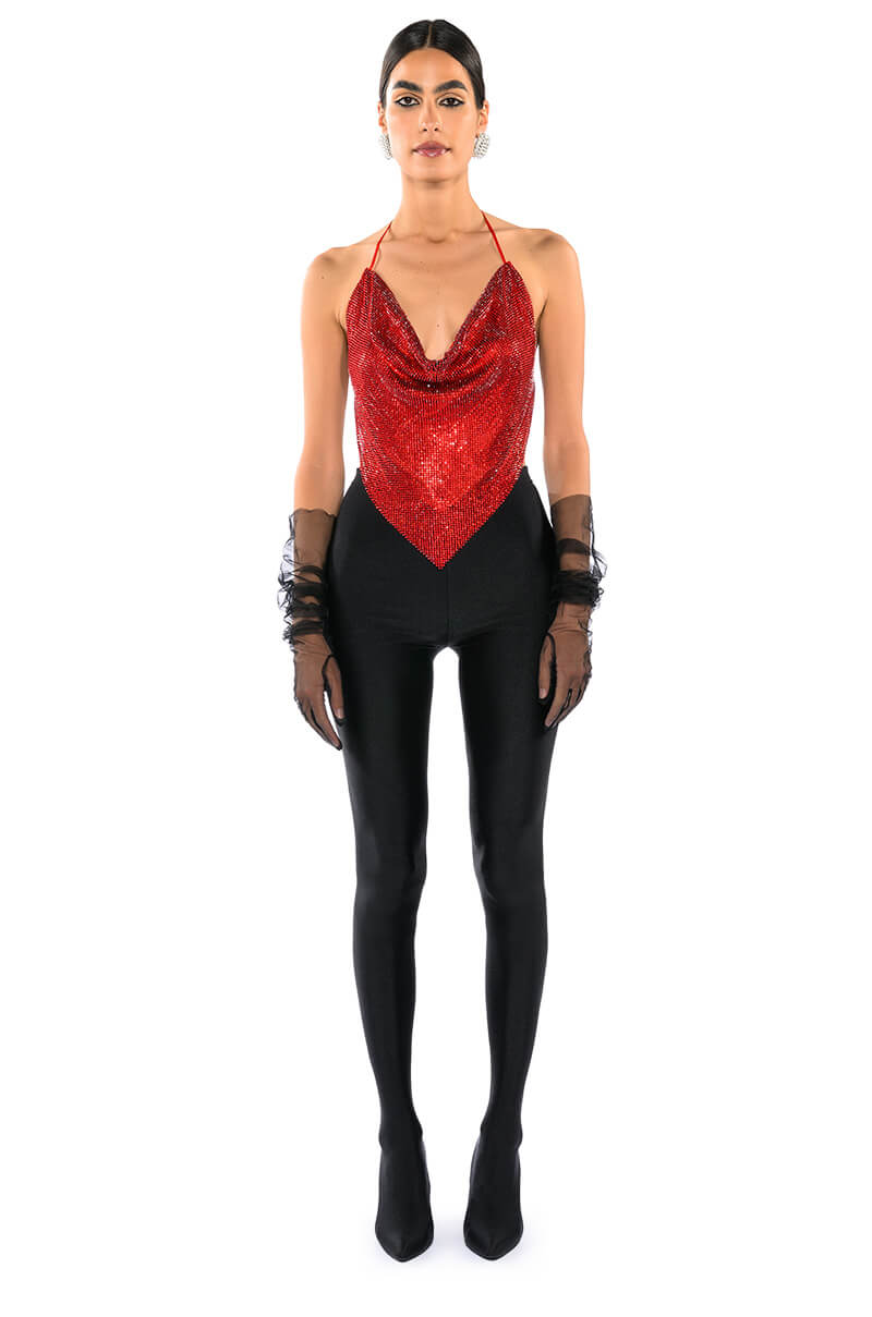 MIAMI ON THE LINE CHAINMAIL TOP