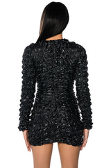 MIDNIGHT CITY LONG SLEEVE MINI DRESS