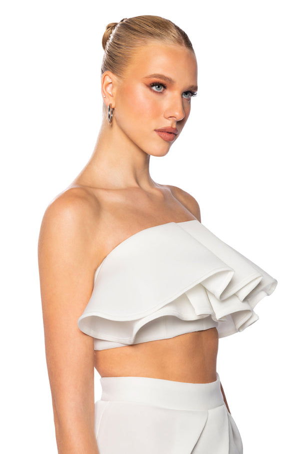RINNA RUFFLE TOP