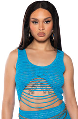 MILLI CUTOUT SLEEVELESS TANK