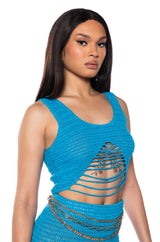 MILLI CUTOUT SLEEVELESS TANK