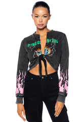 MIND CONTROL WRAP SWEATSHIRT