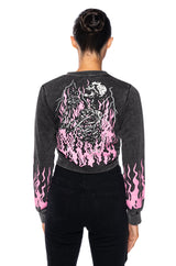 MIND CONTROL WRAP SWEATSHIRT