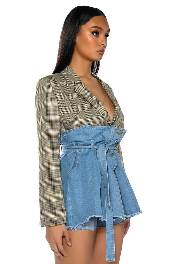 MINDING MINE TAILORED MINI DRESS