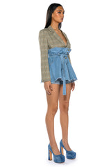 MINDING MINE TAILORED MINI DRESS