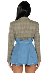 MINDING MINE TAILORED MINI DRESS