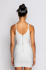 MISBEHAVED BANDAGE CUTOUT CROP TOP