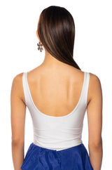 MISS FASHIONISTA SLEEVELESS POLKA DOT PRINT BLOUSE