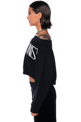 MISS PERFECTION OFF THE SHOULDER SWEATER