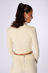 MIXED THOUGHTS ZIP UP SWEATSHIRT