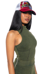 MODEL OFF DUTY SLEEVELESS BODYSUIT