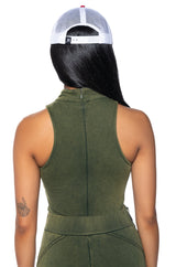 MODEL OFF DUTY SLEEVELESS BODYSUIT