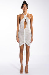 MONEY MOVES RHINESTONE MINI DRESS