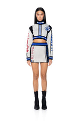 MOTOR CLUB KNIT MINI SKIRT