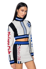 MOTOR CLUB KNIT LONG SLEEVE TOP