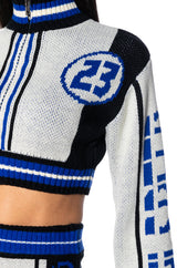 MOTOR CLUB KNIT LONG SLEEVE TOP