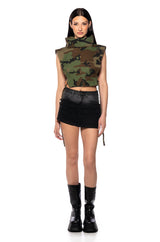 MY BEST SELF SLEEVELESS STATEMENT TOP