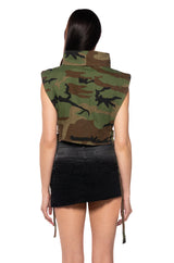 MY BEST SELF SLEEVELESS STATEMENT TOP
