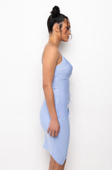 MY FOREVER GO TO WRAP FRONT MINI BANDAGE DRESS