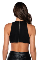 MY OWN JEWELS SLEEVELESS RHINESTONE TOP