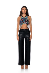 MY OWN JEWELS SLEEVELESS RHINESTONE TOP