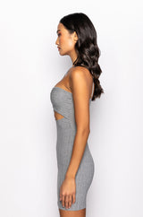 MY WAY HALTER TOP MINI DRESS