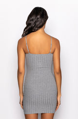 MY WAY HALTER TOP MINI DRESS
