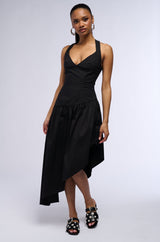 MYKONOS POPLIN MIDI DRESS