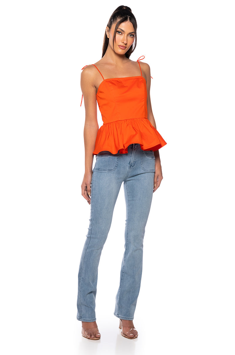 MYSTERY IN YOUR MIND LOW RISE FLARE JEANS