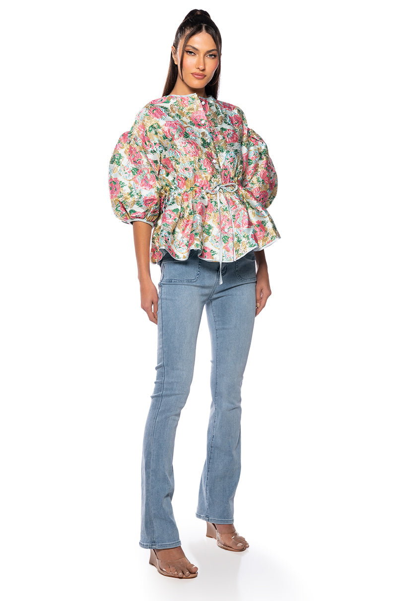 MYSTERY IN YOUR MIND LOW RISE FLARE JEANS