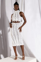 NAOMI MESH SLEEVELESS MOCKNECK TOP