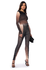 NATALIA RUCHED LONG SLEEVE TOP