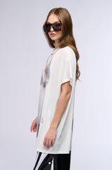 NDA EMBELLISHED BIKINI GRAPHIC T SHIRT DRESS