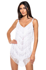 NEVER ENDING NIGHTS SPARKLE MINI DRESS