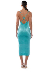 NEVER FORGET SHIMMER MAXI DRESS