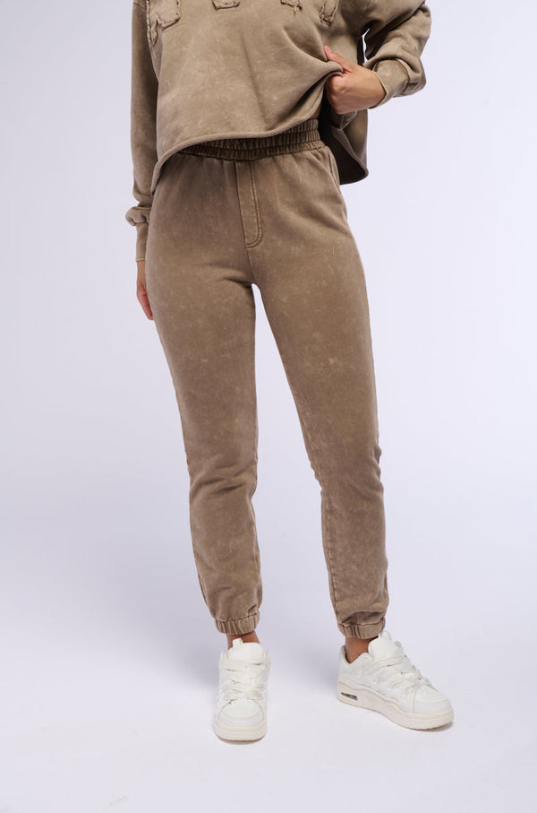NEVER MIND BABE MINERAL WASH JOGGER PANT