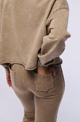NEVER MIND BABE MINERAL WASH JOGGER PANT