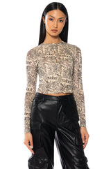NEW NEWS PRINTED BUTTON DOWN