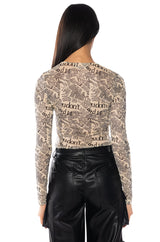 NEW NEWS PRINTED BUTTON DOWN